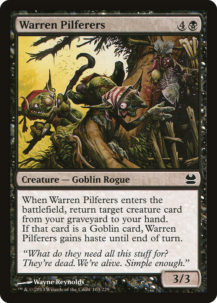 Warren Pilferers (103) - Modern Masters