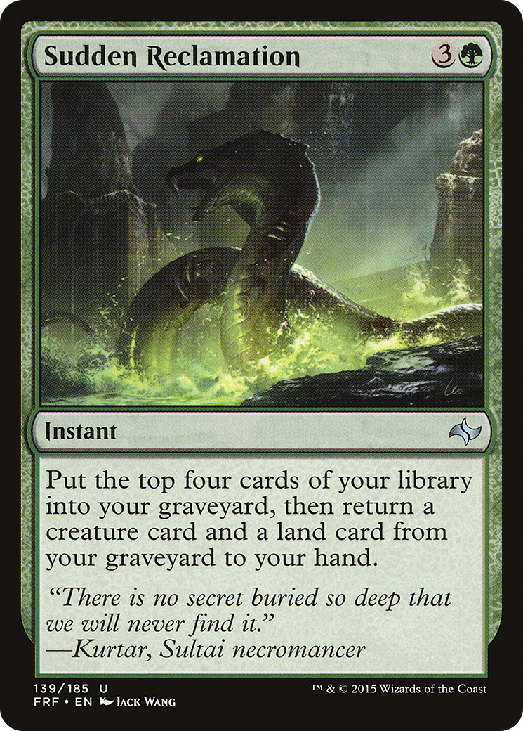 Sudden Reclamation (139) - Fate Reforged