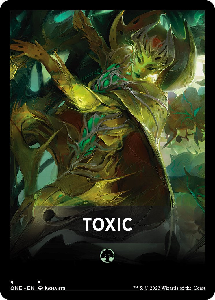 Toxic Theme Card [Phyrexia: All Will Be One Tokens] | Silver Goblin