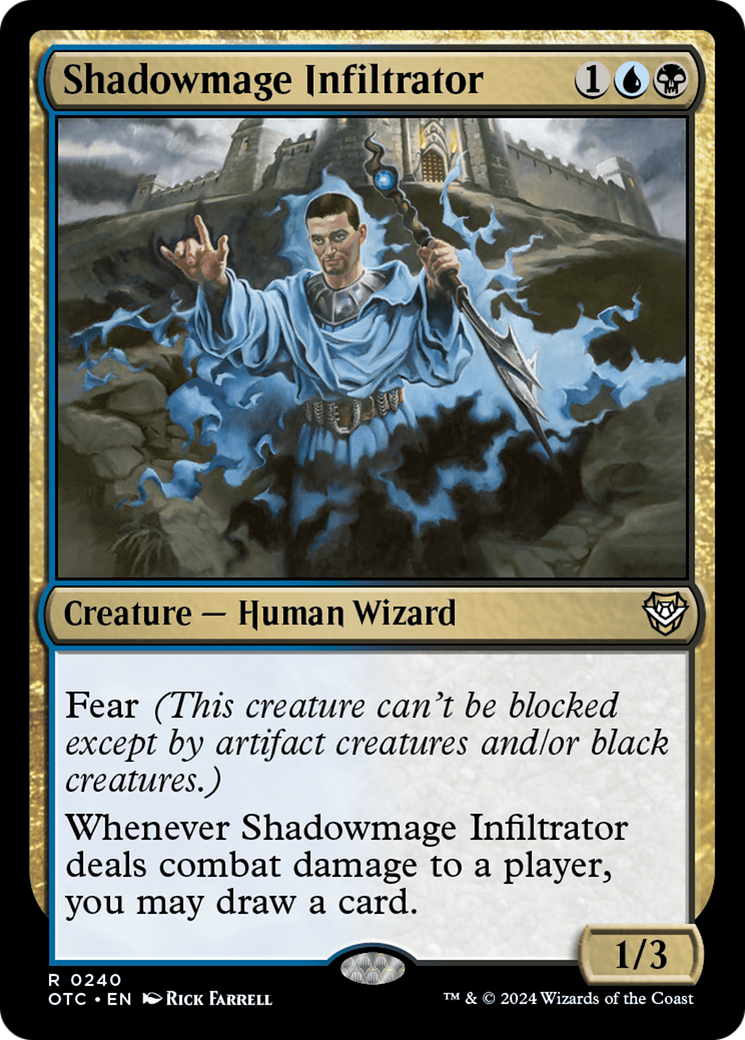 Shadowmage Infiltrator (240) - Outlaws of Thunder Junction Commander