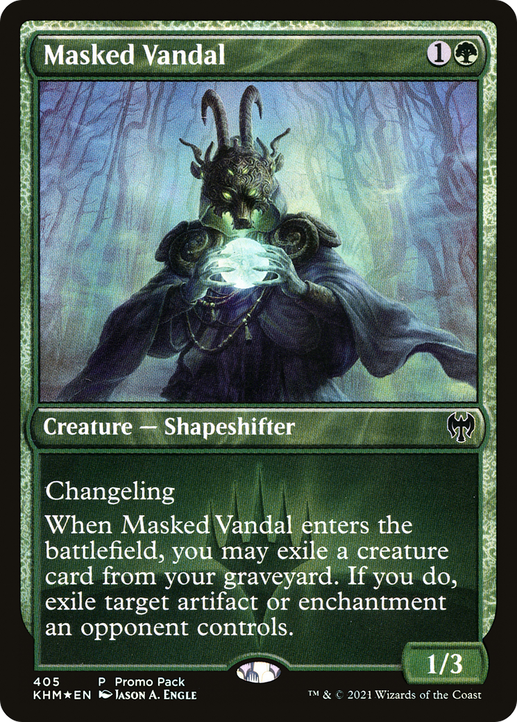 Masked Vandal (Promo Pack) [Kaldheim Promos] | Silver Goblin