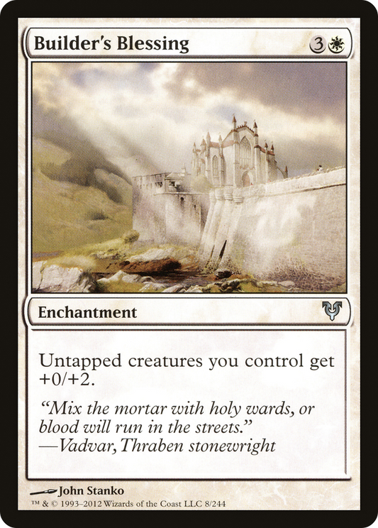 Builder's Blessing (008) - Avacyn Restored