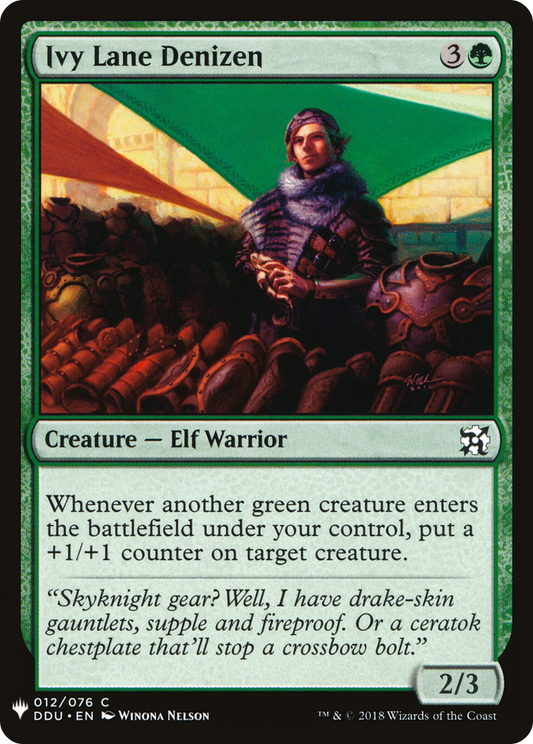 Ivy Lane Denizen (DDU-12) - The List
