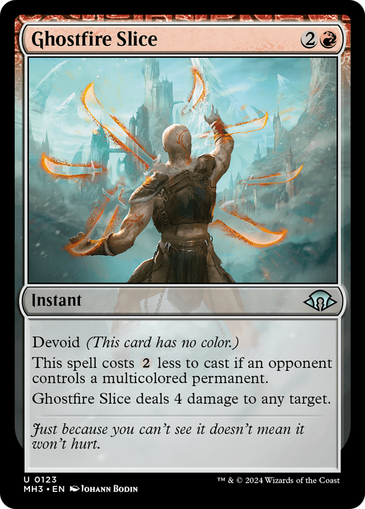 Ghostfire Slice (123) Foil - Modern Horizons 3