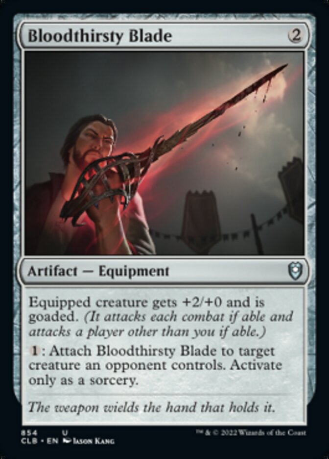 Bloodthirsty Blade [Commander Legends: Battle for Baldur's Gate] | Silver Goblin