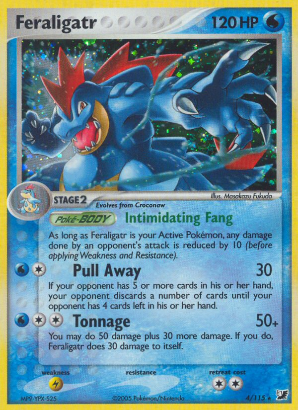 Feraligatr (4/115) [EX: Unseen Forces] | Silver Goblin