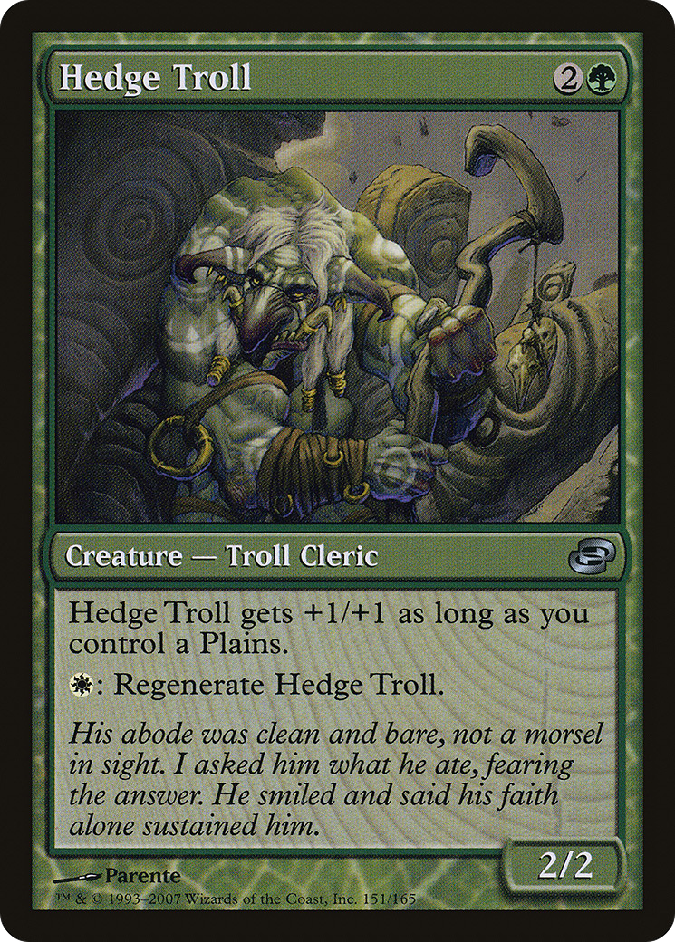 Hedge Troll (151) - Planar Chaos