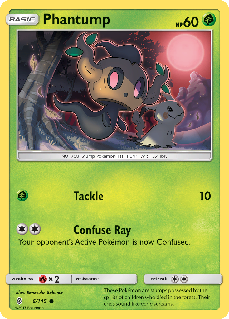 Phantump (6/145) [Sun & Moon: Guardians Rising] | Silver Goblin