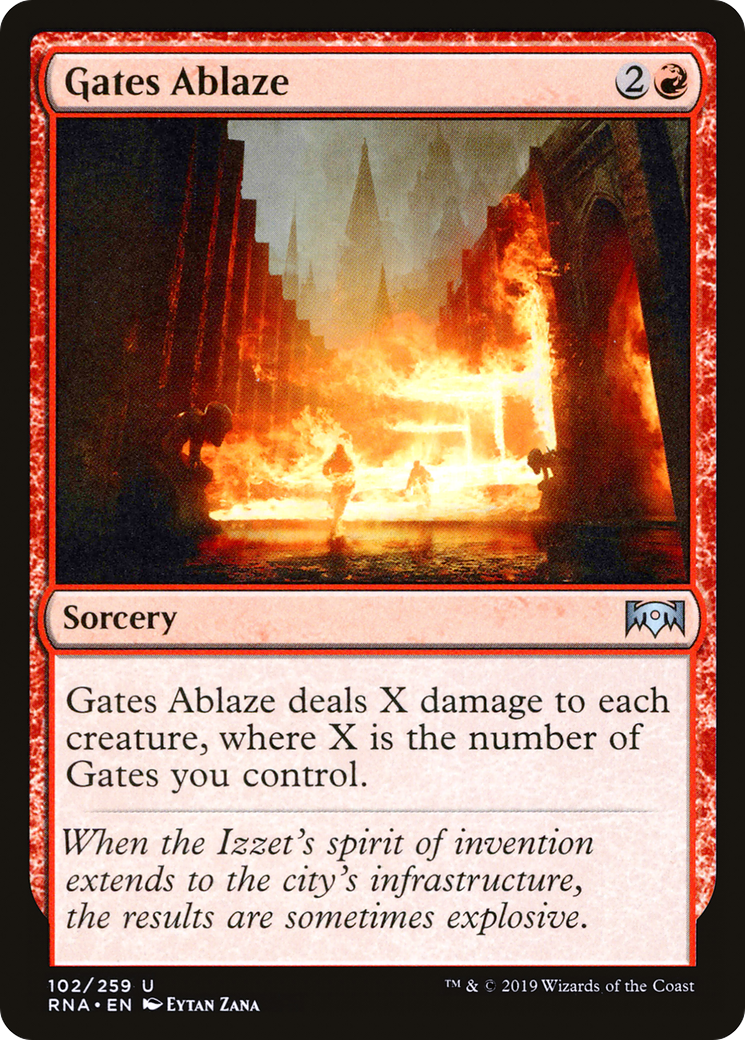 Gates Ablaze (102) - Ravnica Allegiance