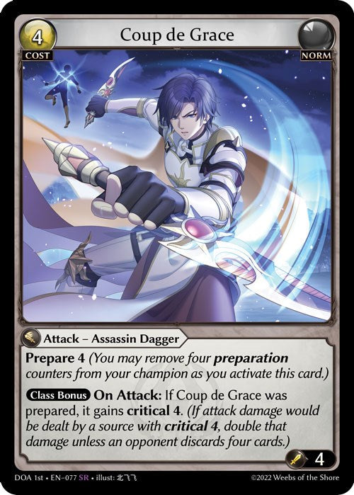 Coup de Grace (077) [Dawn of Ashes: 1st Edition] Foil