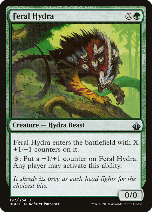 Feral Hydra [Battlebond]