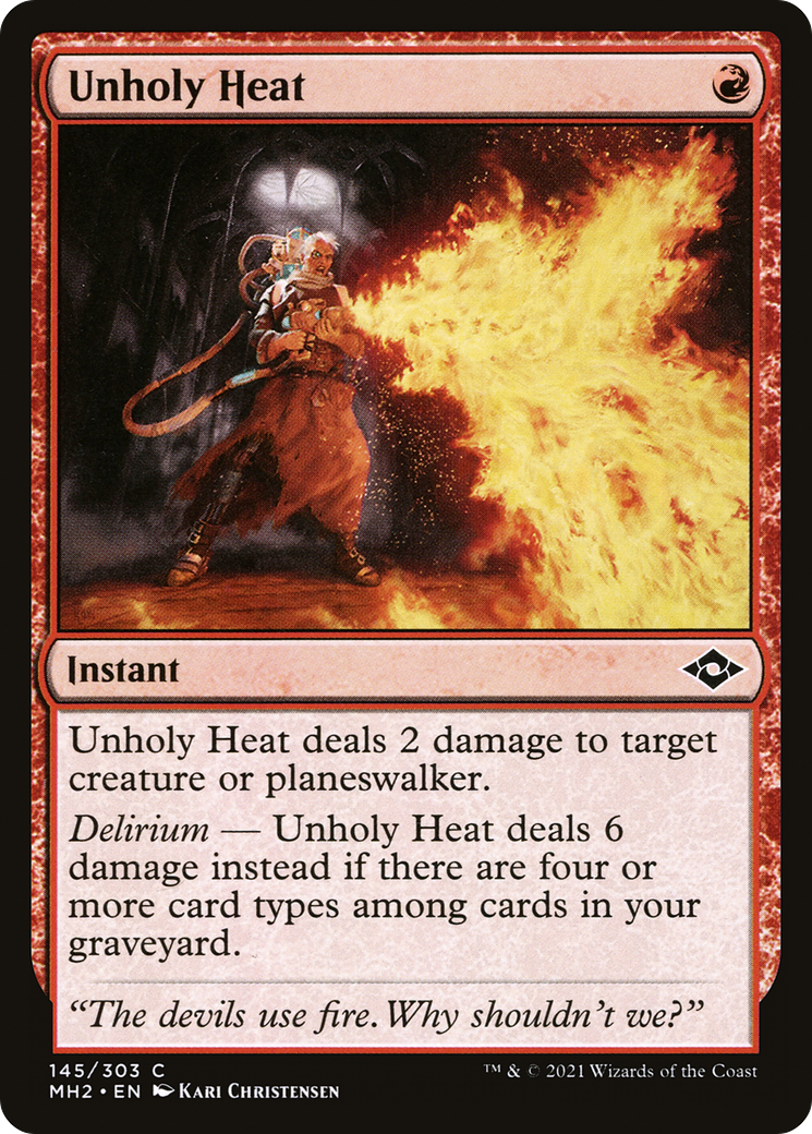 Unholy Heat (145) Foil - Modern Horizons 2