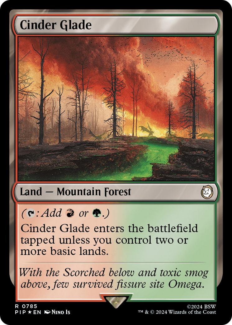 Cinder Glade (785) Surge Foil - Fallout