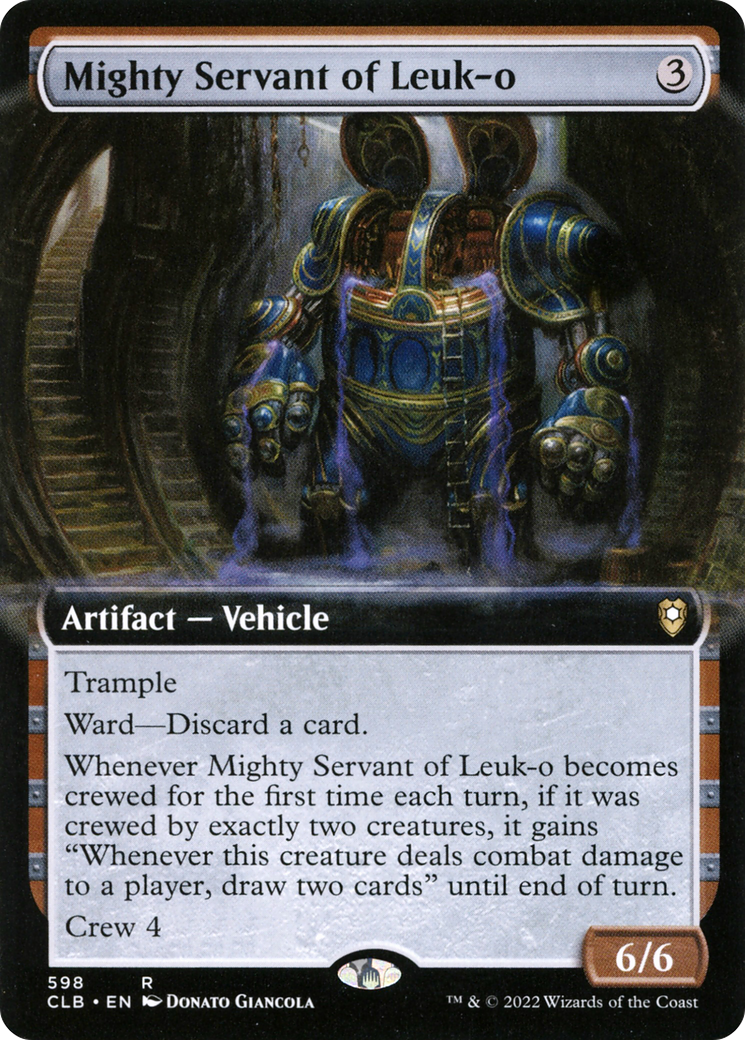 Mighty Servant of Leuk-o (Extended Art) (598) - Commander Legends: Battle for Baldur's Gate