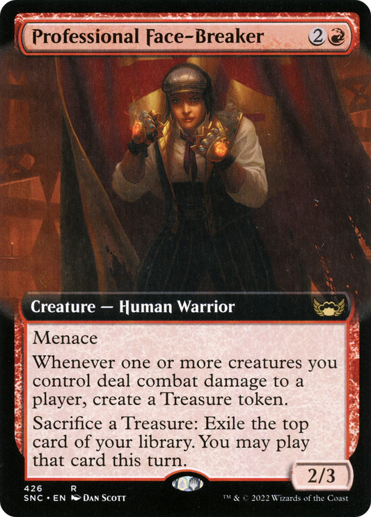 Professional Face-Breaker (Extended Art) (426) - Streets of New Capenna