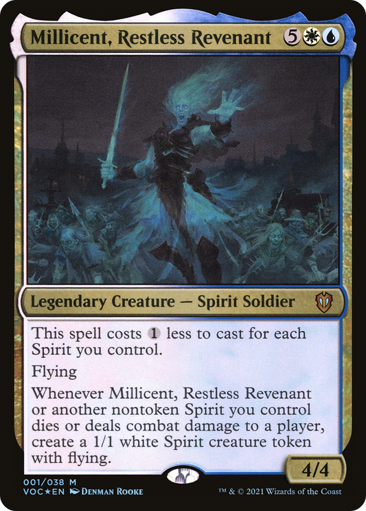 Millicent, Restless Revenant (001) Foil - Crimson Vow Commander