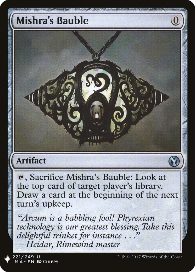 Mishra's Bauble [Mystery Booster] | Silver Goblin