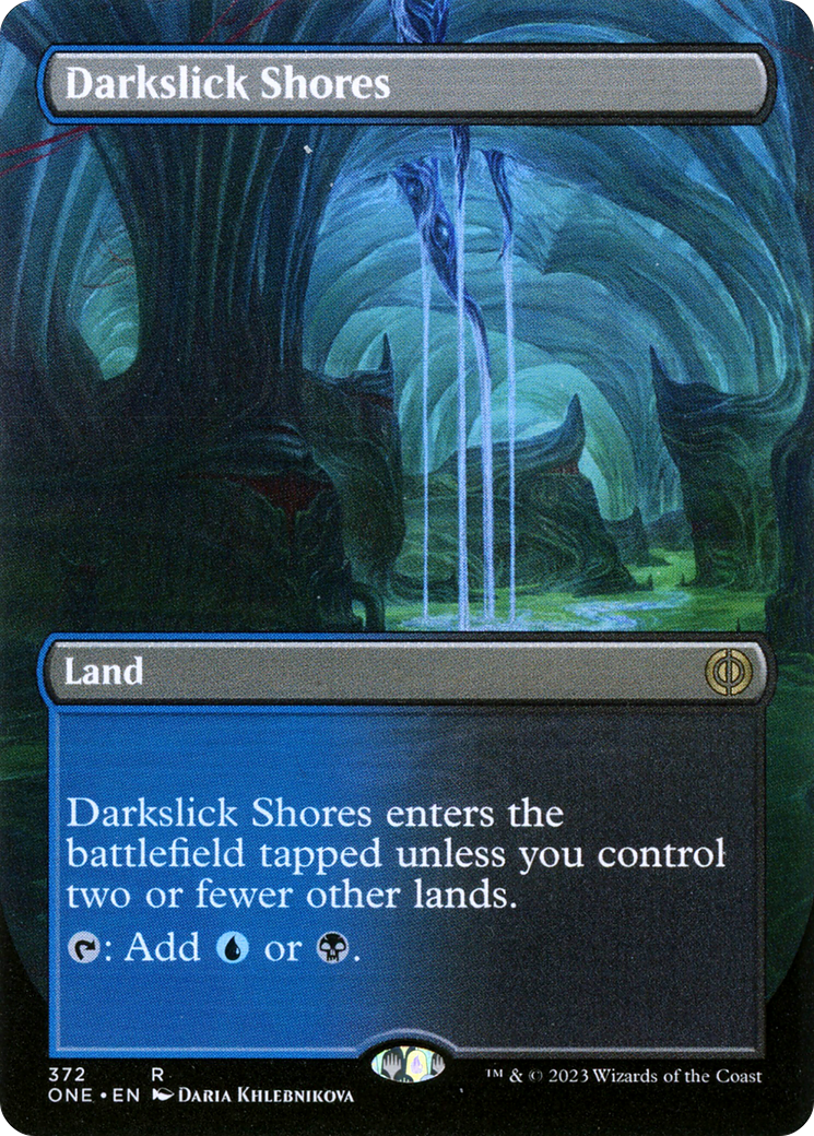 Darkslick Shores (372) Foil - Phyrexia: All Will Be One