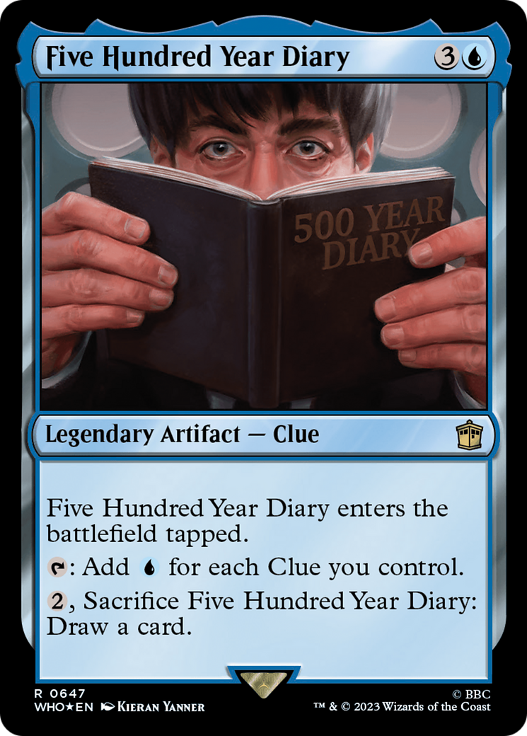 Five Hundred Year Diary (Surge Foil) [Doctor Who] | Silver Goblin