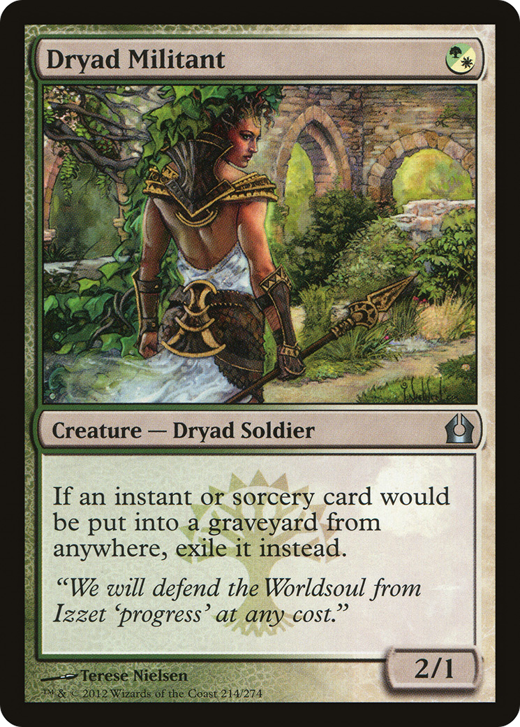 Dryad Militant (214) Foil - Return to Ravnica