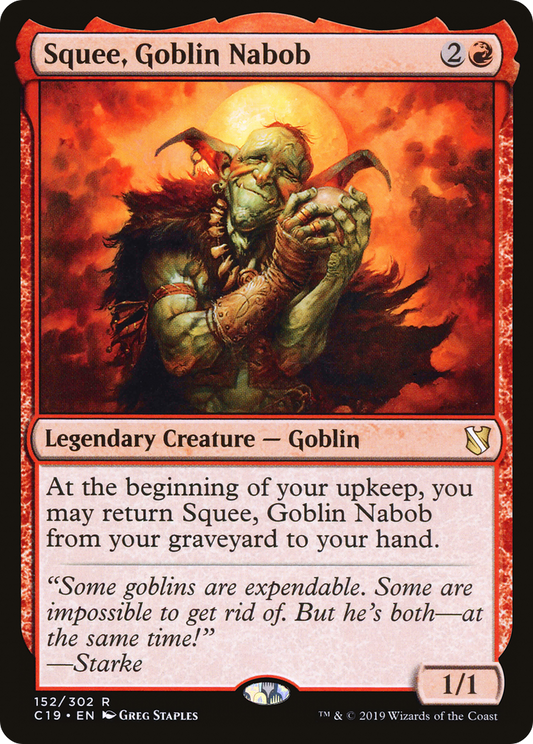 Squee, Goblin Nabob (152) - Commander 2019