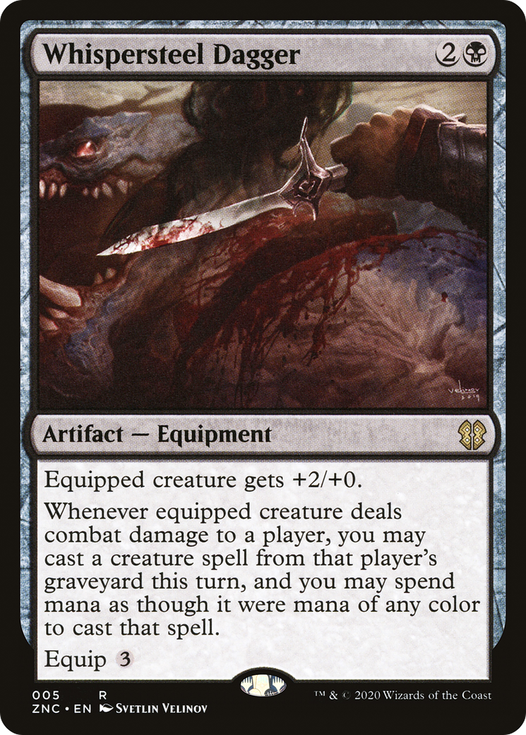 Whispersteel Dagger (005) - Zendikar Rising Commander