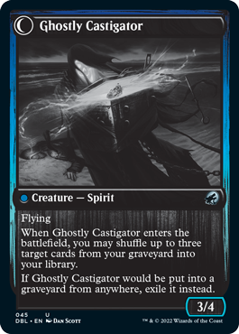 Covetous Castaway // Ghostly Castigator (045) - Innistrad: Double Feature