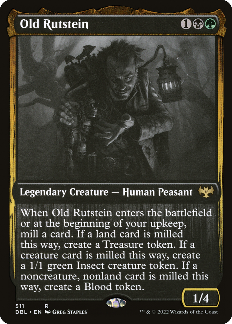 Old Rutstein (511) Foil - Innistrad: Double Feature