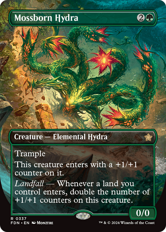 Mossborn Hydra(Borderless) (337)