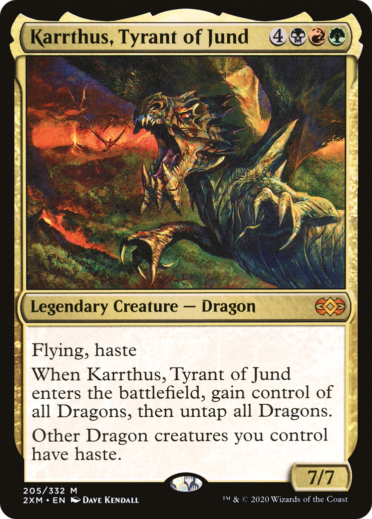 Karrthus, Tyrant of Jund (205) - Double Masters