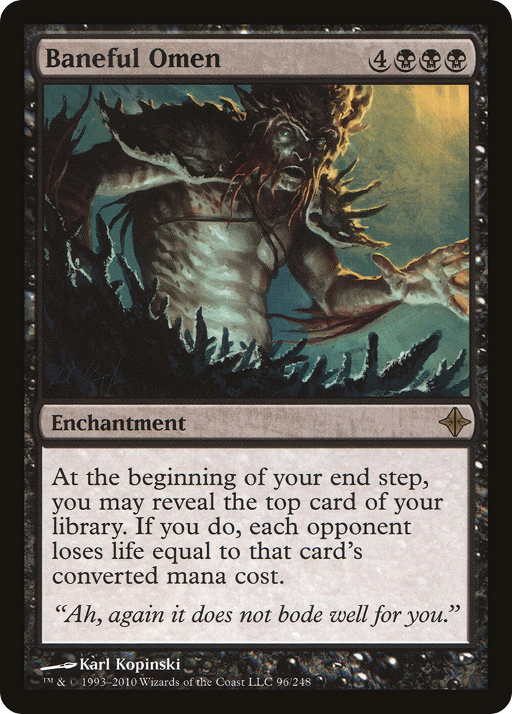 Baneful Omen (096) Foil - Rise of the Eldrazi