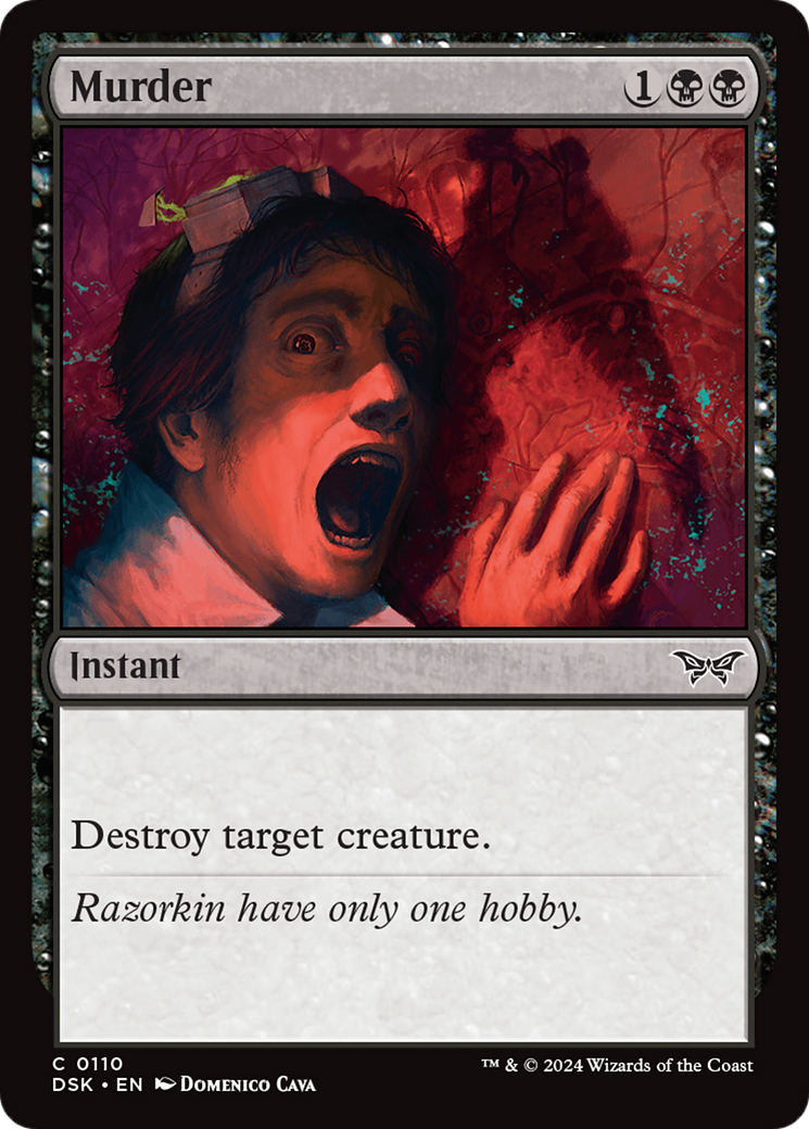 Murder [Duskmourn: House of Horror] Foil