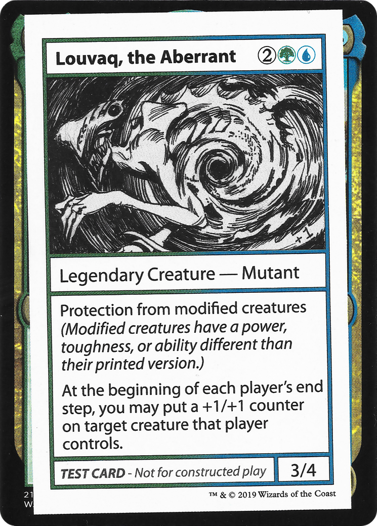 Louvaq, the Aberrant (No PW Symbol) - Mystery Booster Playtest Cards 2021