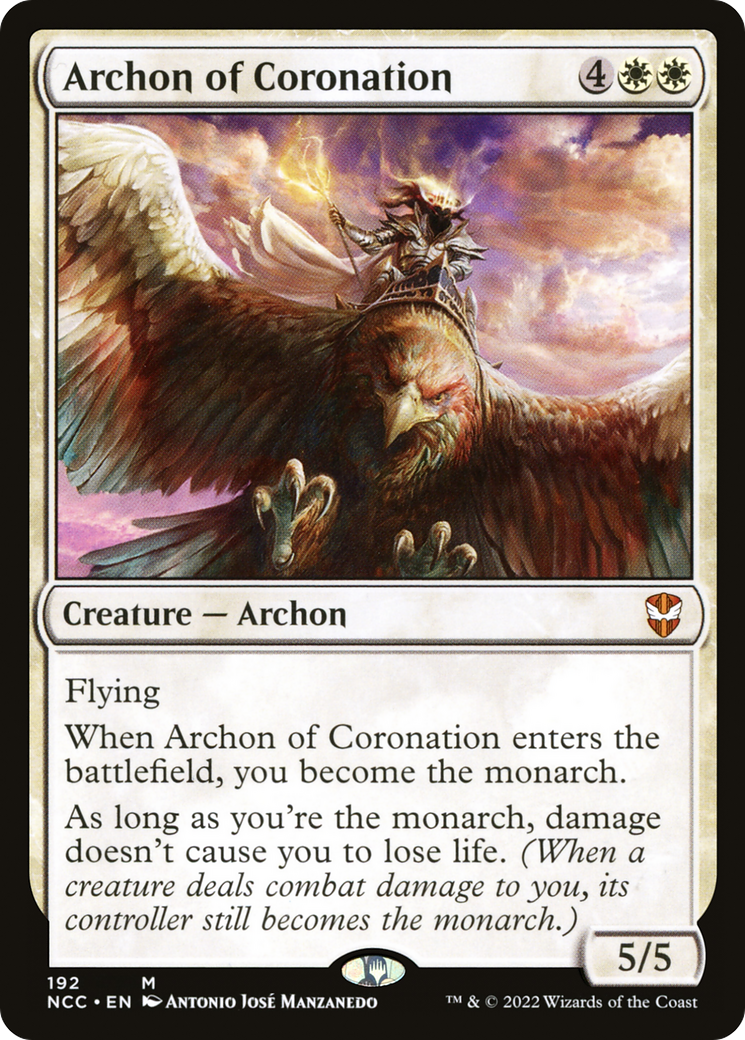 Archon of Coronation [Streets of New Capenna Commander] | Silver Goblin