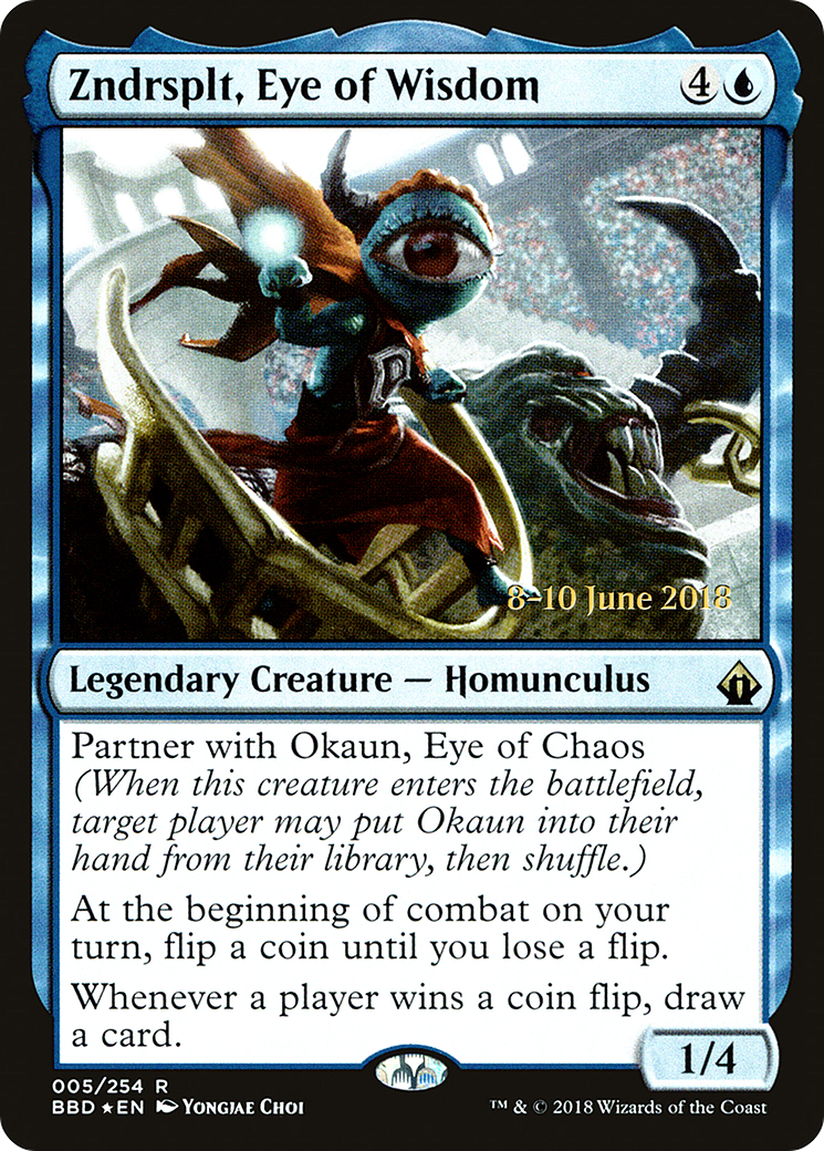 Zndrsplt, Eye of Wisdom (005) Foil - Battlebond Promos