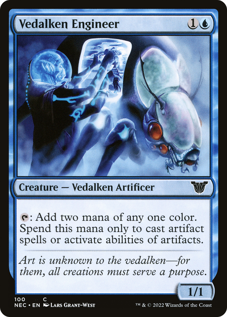 Vedalken Engineer [Kamigawa: Neon Dynasty Commander] | Silver Goblin