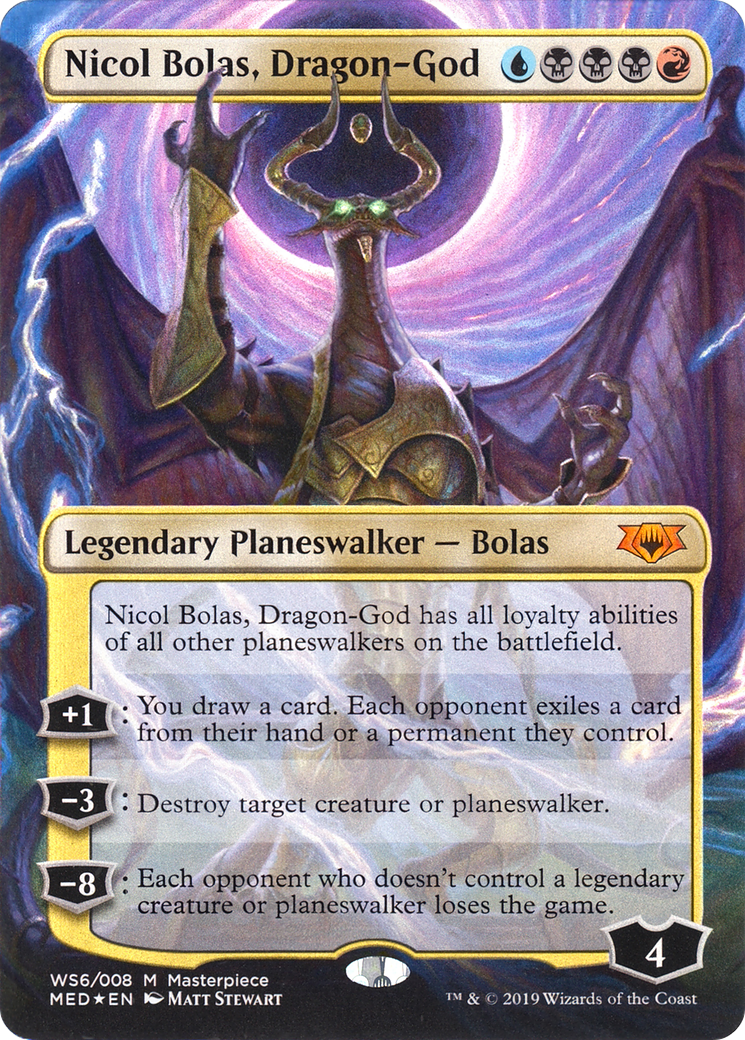 Nicol Bolas, Dragon-God (WS6) Foil - Mythic Edition