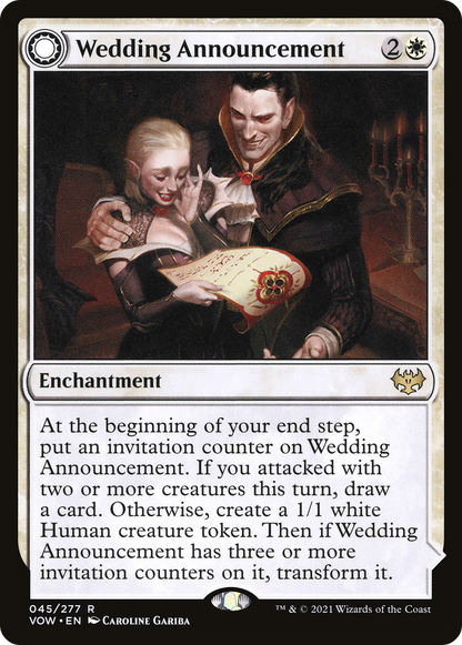 Wedding Announcement (045) Foil - Innistrad: Crimson Vow