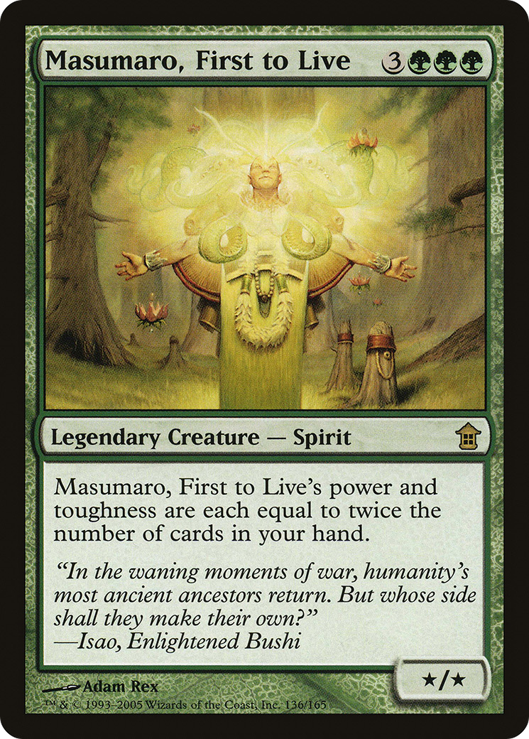 Masumaro, First to Live (136) Foil - Saviors of Kamigawa