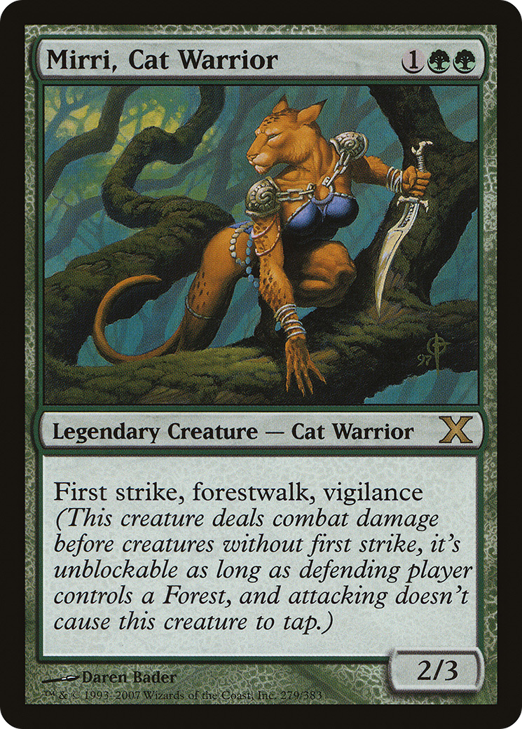 Mirri, Cat Warrior (279) - Tenth Edition