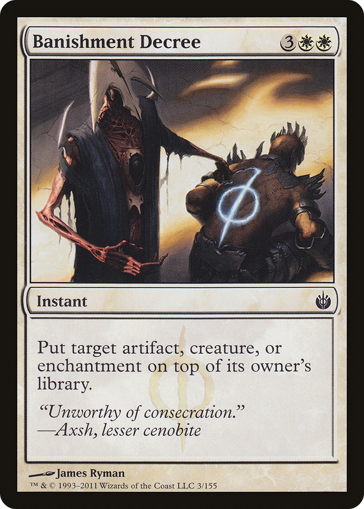 Banishment Decree (003) - Mirrodin Besieged