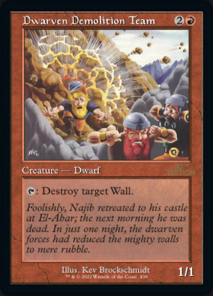 Dwarven Demolition Team (Retro) (436) - 30th Anniversary Edition