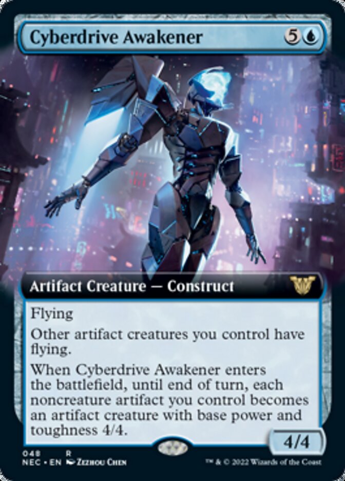 Cyberdrive Awakener (Extended Art) [Kamigawa: Neon Dynasty Commander] | Silver Goblin