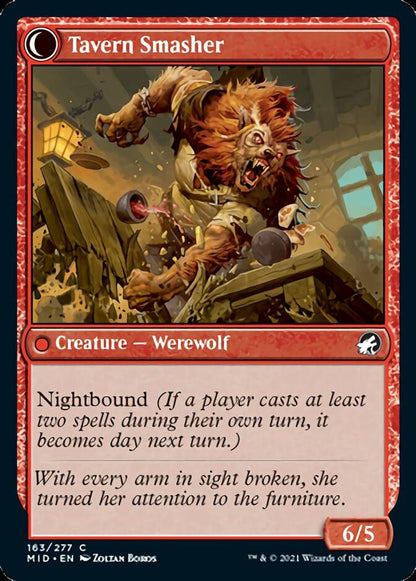 Tavern Ruffian (163) Foil - Innistrad: Midnight Hunt