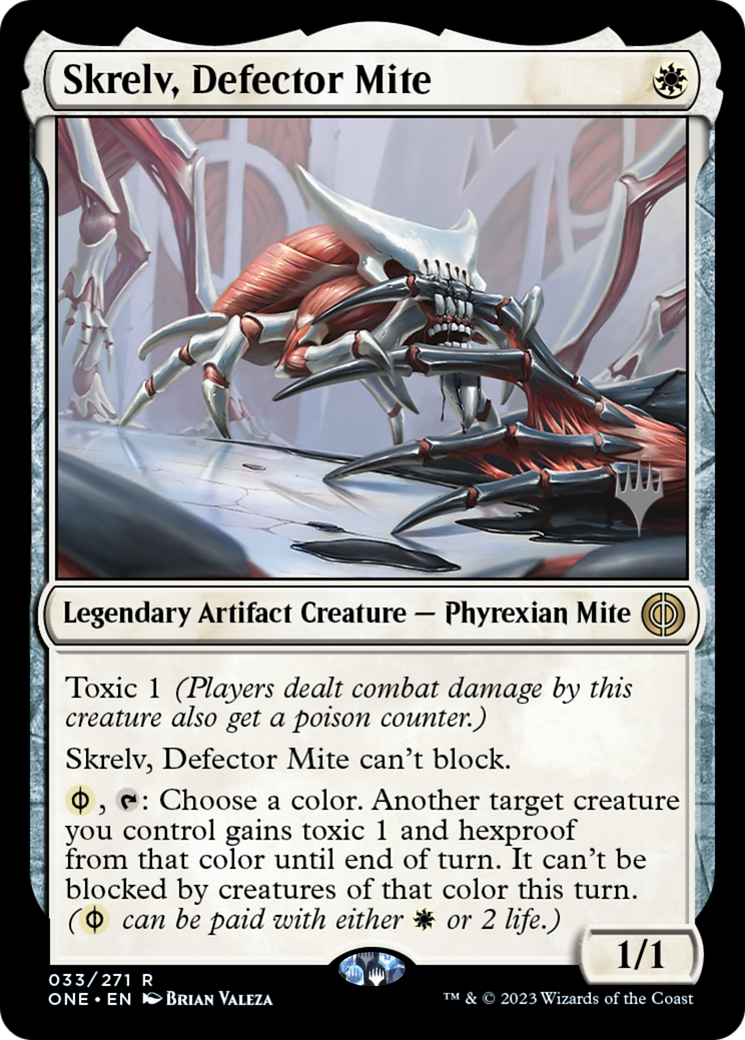 Skrelv, Defector Mite (033) Foil - Phyrexia: All Will Be One Promos