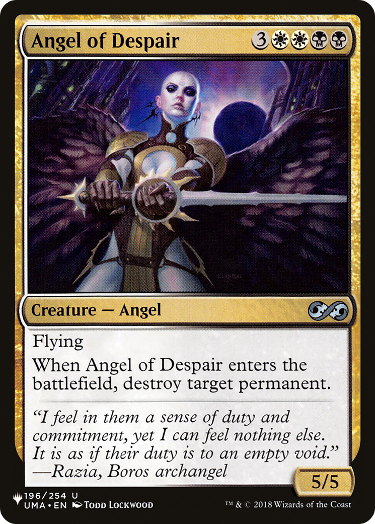 Angel of Despair [The List Reprints] | Silver Goblin