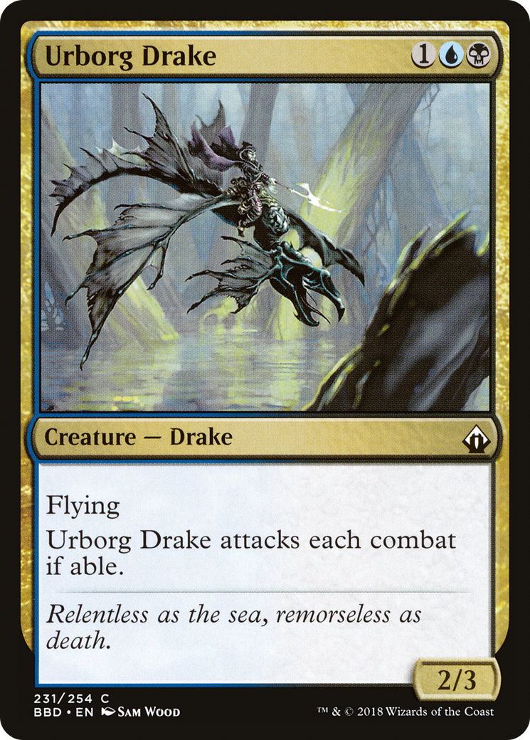 Urborg Drake (231) Foil - Battlebond