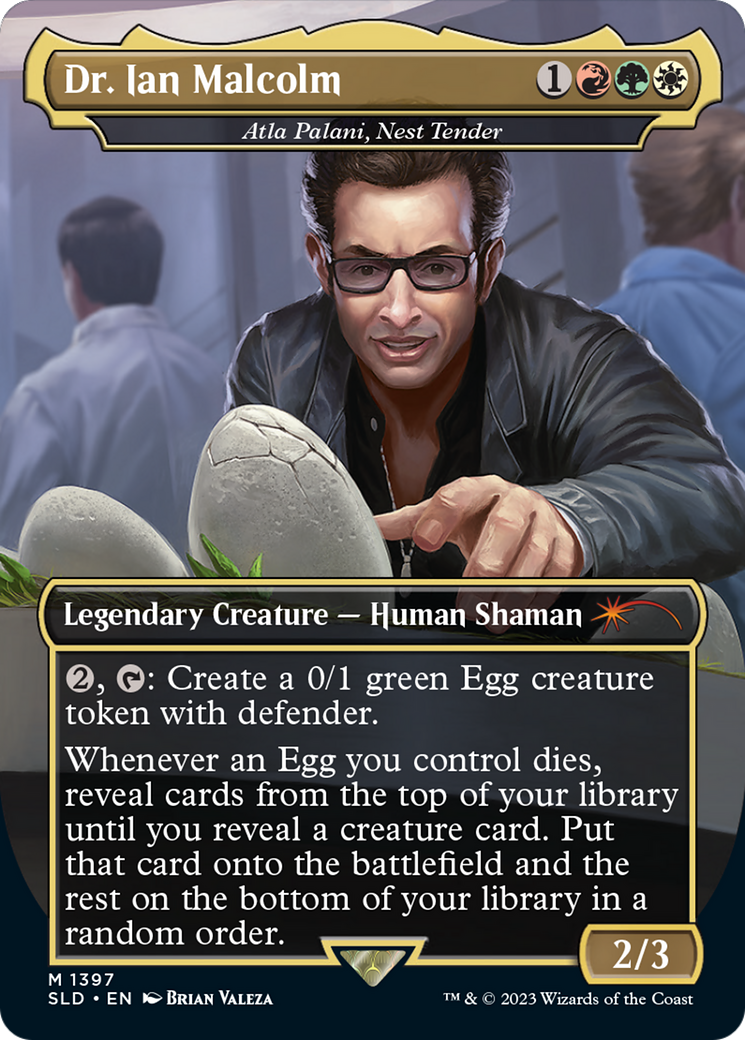Atla Palani, Nest Tender (Dr. Ian Malcolm) (1397) - Secret Lair Drop