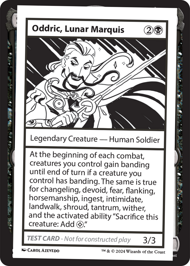 Oddric, Lunar Marquis [Mystery Booster 2 Playtest Cards] | Silver Goblin