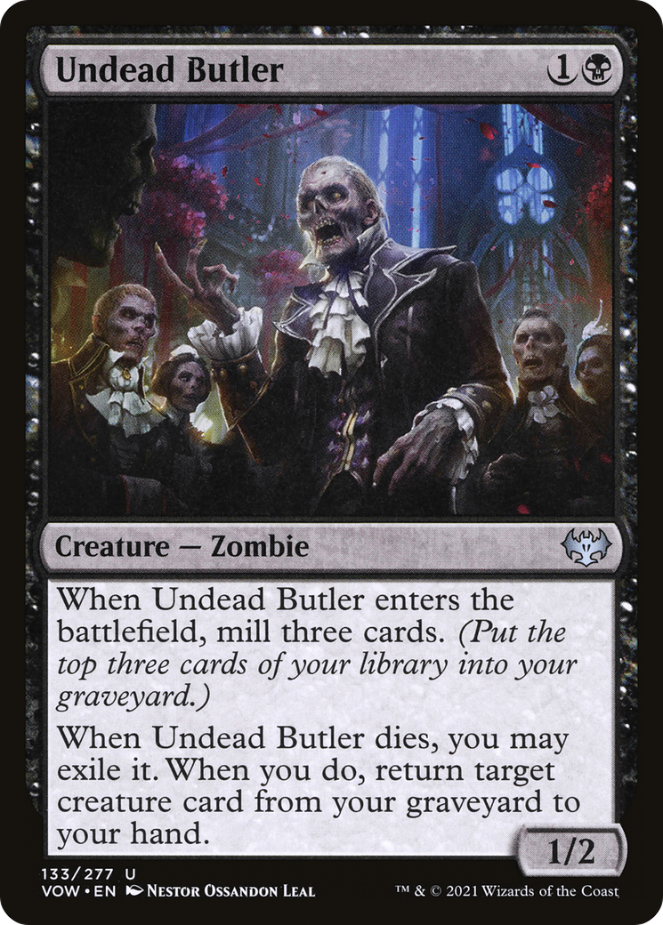 Undead Butler (133) Foil - Innistrad: Crimson Vow
